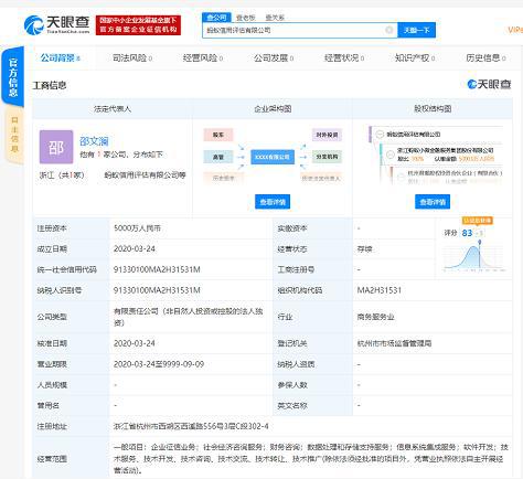 螞蟻金服成立信用評估公司 以數(shù)據(jù)科技賦能金融信用體系